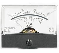 VOLTCRAFT AM-60X46/30V/1,5A/DC AM-60X46/30V/1,5A/DC Galvanomètre encastrable AM-60X46/30V/1,5A/DC 30 V/1.5 A Bobine