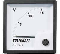 VOLTCRAFT AM-72x72/15V AM-72x72/15V Appareil de mesure analogique encastrable AM-72x72/15V 15 V Bobine
