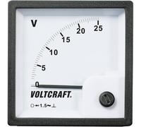 VOLTCRAFT AM-72x72/25V AM-72x72/25V Appareil de mesure analogique encastrable AM-72x72/25V 25 V Bobine