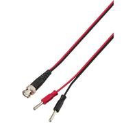 VOLTCRAFT Cordon de mesure BNC 0.80 m noir, rouge