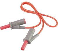 VOLTCRAFT Cordon de mesure de sécurité[Banane mâle 4 mm -Banane mâle 4 mm ] Ultra flexibles 0.50 m;rouge;MSB-501 10 A