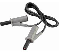 VOLTCRAFT Cordon de mesure de sécurité[Banane mâle 4 mm -Banane mâle 4 mm ] Ultra flexibles 0.75 m;noir;MSB-501 10 A