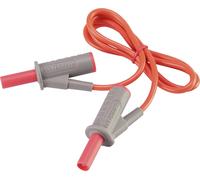 VOLTCRAFT Cordon de mesure de sécurité[Banane mâle 4 mm -Banane mâle 4 mm ] Ultra flexibles 0.75 m;rouge;MSB-501 10 A