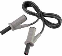 VOLTCRAFT Cordon de mesure de sécurité[Banane mâle 4 mm -Banane mâle 4 mm ] Ultra flexibles 1.00 m;noir;MSB-501 10 A