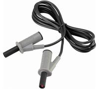 Cordon de mesure de sécurité[Banane mâle 4 mm -Banane mâle 4 mm ] Ultra flexibles 1.50 m noir MSB-501 10 A