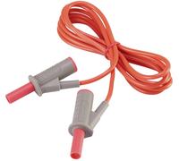 VOLTCRAFT Cordon de mesure de sécurité[Banane mâle 4 mm -Banane mâle 4 mm ] Ultra flexibles 1.50 m;rouge;MSB-501 10 A