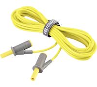 Voltcraft Cordon de mesure sécurité MSB-501 – Banane mâle 4 mm–4 mm, ultra flexibles, 5.00 m, 10 A