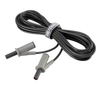 Cordon de mesure de sécurité[Banane mâle 4 mm -Banane mâle 4 mm ] Ultra flexibles 5.00 m noir MSB-501 10 A
