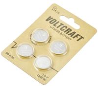 VOLTCRAFT CR 2016 Pile bouton 3 V 80 mAh lithium LM2016 4 pc(s)