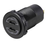 VOLTCRAFT Double Prise USB-C ® 9V-30V-60W Charge de Courant Max=3 A 12-24 V/DC