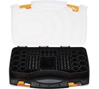 VOLTCRAFT GD BSB01 Boîte de piles 180x LR3 (AAA), LR6 (AA), LR14 (C), LR20 (D), 6LR61 (9 V), piles boutons (L x l x H) 35 x 9