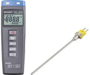 VOLTCRAFT K102 + TP 200 Appareil de mesure de température sonde K