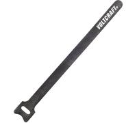 VOLTCRAFT Klett Kabelbinder 420mm Serre-câble auto-agrippant 420 mm (L x l) 420 mm x 12 mm gris foncé