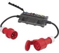 VOLTCRAFT Messadapter [ CEE-Stecker - CEE-Kupplung] DLA-3L 32 (DLA-3L 32)