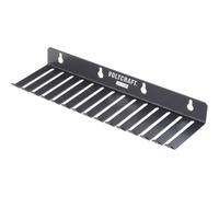 VOLTCRAFT ML-1 OR Support pour cordon de mesure ML-1 OR avec 14 encoches (73 x 5,3 mm) (L x l x H) 280 x 85 x 32 mm noir