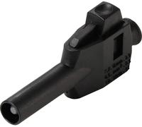 VOLTCRAFT MP-4 Fiche mâle de laboratoire avec bornier mâle, droit Ø de la broche: 4 mm noir 50 pc(s) Box