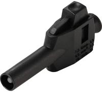 VOLTCRAFT MP-4 Fiche mâle de laboratoire avec bornier mâle, droit Ø de la broche: 4 mm noir 50 pc(s) Box