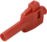 VOLTCRAFT MP-4 Fiche mâle de laboratoire avec bornier mâle, droit Ø de la broche: 4 mm rouge 50 pc(s) Box