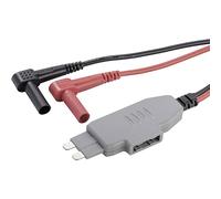 VOLTCRAFT MS-4 Adaptateur de mesure coupe-circuit plat pour connecteur mâle - Banane mâle 4 mm manchon isolant noir, rouge