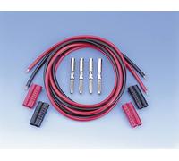 VOLTCRAFT MS 4041/2*1 Set de cordons de mesure Banane mâle 4 mm Banane mâle 4 mm 1.00 m noir, rouge 1 set