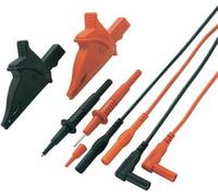VOLTCRAFT MS-5 Set de cordons de mesure de sécurité Banane mâle 4 mm pointe de test 1.20 m noir, rouge 1 set