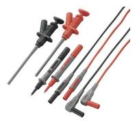 Voltcraft - Ms-6 Set De Cordons De Mesure De Sécurité Banane Mâle 4 Mm Pointe De Test 1.20 M Noir, Rouge 1 Set