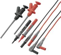 Voltcraft Cordons de mesure MS-6 – Banane mâle 4 mm, pointe de test 1,20 m, noir/rouge