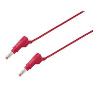 VOLTCRAFT MSB-535 rot Cordon de mesure de sécurité prise de sécurité 4 mm, empilable prise de sécurité 4 mm, empilable