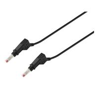 VOLTCRAFT MSB-535 schwarz Cordon de mesure de sécurité prise de sécurité 4 mm, empilable prise de sécurité 4 mm, empila