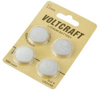 VOLTCRAFT Pile bouton CR 2450 3 V 4 pc(s) 580 mAh lithium CR2450