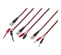 VOLTCRAFT Set de cordons de mesure BNC 0.80 m noir, rouge