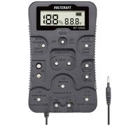 VOLTCRAFT Testeur de piles BT-12DIG plage de mesure (testeur de pile) 1,2 V, 1,5 V, 3 V, 3,7 V, 6 V, 9 V, 12 V pile, batterie