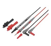 VOLTCRAFT TL 88-4 Set de cordons de mesure de sécurité Banane mâle 4 mm pointe de test 1.80 m noir, rouge 1 set