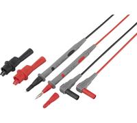 Voltcraft Cordons de mesure de sécurité TL 88-4 – Banane 4 mm, 1,80 m, noir/rouge 1 set