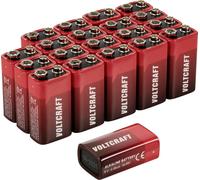 VOLTCRAFT VC-16107985 Pile 6LR61 (9V) alcaline(s) 550 mAh 9 V 20 pc(s)