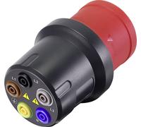 VOLTCRAFT Adaptateur de mesure [fiche CEE 32 A 5 pôles - prise 4 mm] VMA-3L 32 Gris foncé, rouge (VC-8466260)