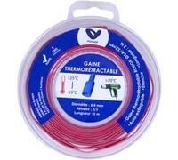 Voltman - Gaine thermorétractable 3m - Ø6,4/3,4mm - Rouge Rouge G