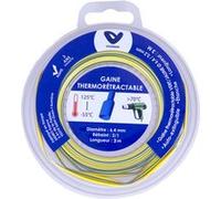 Voltman - Gaine thermorétractable 3m - Ø6,4/3,4mm - Vert/Jaune Vert G