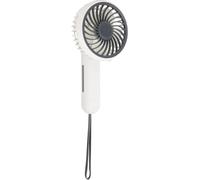 Mini ventilateur à main portable Ø10 cm 2.5W - blanc - Voltman