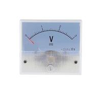 Voltmètre à panneau analogique 85C1 85C1-V DC, ampèremètre, jauge 1-500V/V(75V)