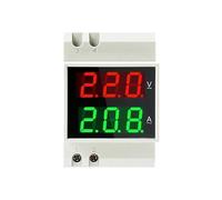 Voltmètre à Rail Din, ampèremètre D52-2042 220V 380V, tension AC numérique, compteur de courant, affichage LED, compteur électrique