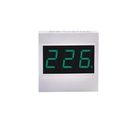 Voltmètre AC for pompe à eau, moniteur LCD, puce intelligente, compteur de tension blanc AC0-500V 40x40x25mm