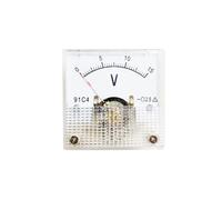 Voltmètre analogique 91C4 DC, panneau de tension, pointeur mécanique, Type 5V 10V 15V 20V 25V 30V 50V
