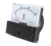 Voltmètre analogique DC, pointeur DH-670, 5V, 10V, 15V, 20V, 30V, 50V, 100V, 70x60mm, précision 2.5 0-500V