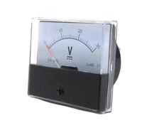 Voltmètre analogique DC, pointeur DH-670, 5V, 10V, 15V, 20V, 30V, 50V, 100V, 70x60mm, précision 2.5 0-500V