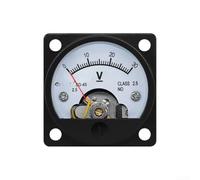 Voltmètre analogique SO-45 DC 1 V-800 V Boîtier ABS ignifuge pour réglage zéro pour panneau de test électrique industriel (DC30 V)