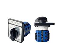 Voltmètre CA10, commutateur à cames triphasé, 4 fils, 7 positions, 20 A, 690 V, sélecteur rotatif, 12 bornes, LW26, YMW26 Controls Switches