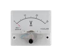 Voltmètre de courant, tension de voltmètre de courant analogique 85C1 CC 2,5 tension de précision panneau de voltmètre analogique pour les tests de circuit chargeant(CC 0-30V)