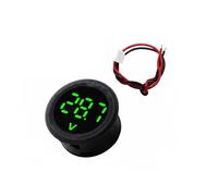 Voltmètre de voiture, puissance 5-100V, jauge, détecteur avec affichage LED, compteur rond étanche 12V 24V, haute précision