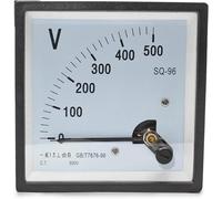 voltmètre, Manomètre analogique SQ-96 à aiguille, 250 V, 300, 500, 1000 CA, 1 pièce(AC0 450V)